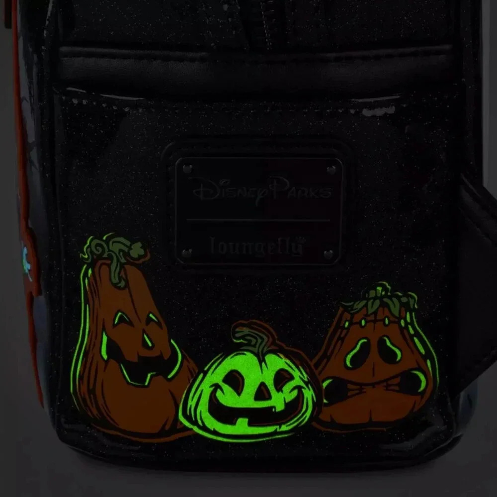 Loungefly Glow in Dark Haunted House Mini Backpack Disney Parks NWT - Picture 8 of 15